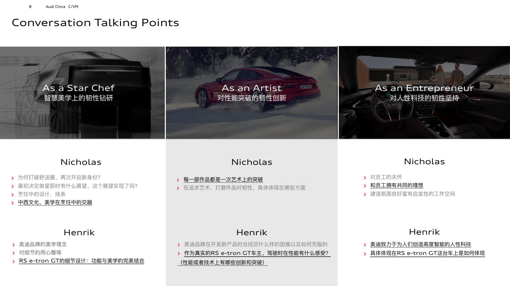 Conversation on Progress — Storyline — p.9