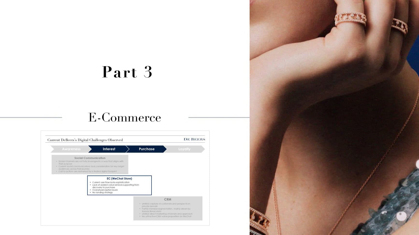 De Beers — Social × E-com × CRM Pitch — p.36